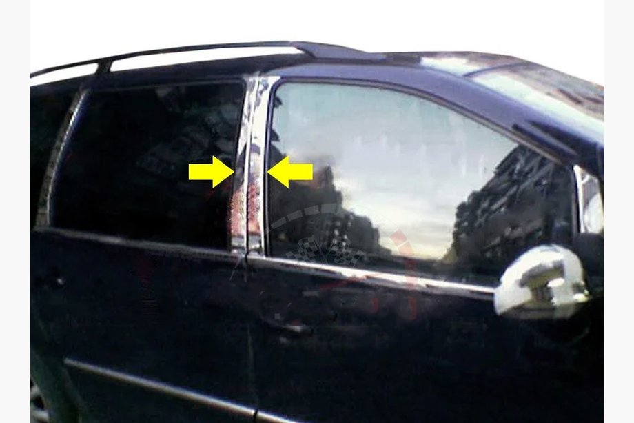 Ford Galaxy 1995–2006 Deurstijl sierlijsten (8-delig, RVS) Image