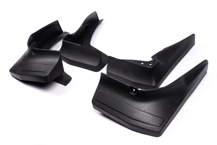 Mercedes GL/GLS-klasse X166 2012–2019 Premium spatlappen met dorpels (voor Base, set 4 stuks) Image