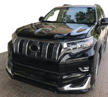 Toyota Land Cruiser Prado 150 2009–2023 Voor- en achterbumperlippen Modelista V1 (2017-) Witte kleur foto 2