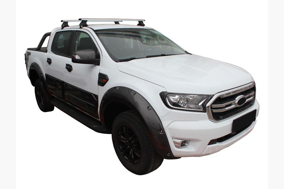 Ford Ranger 2011–2022 Dakdrager-dwarsbalken voor glad dak (2 stuks, Asaf V4) Image