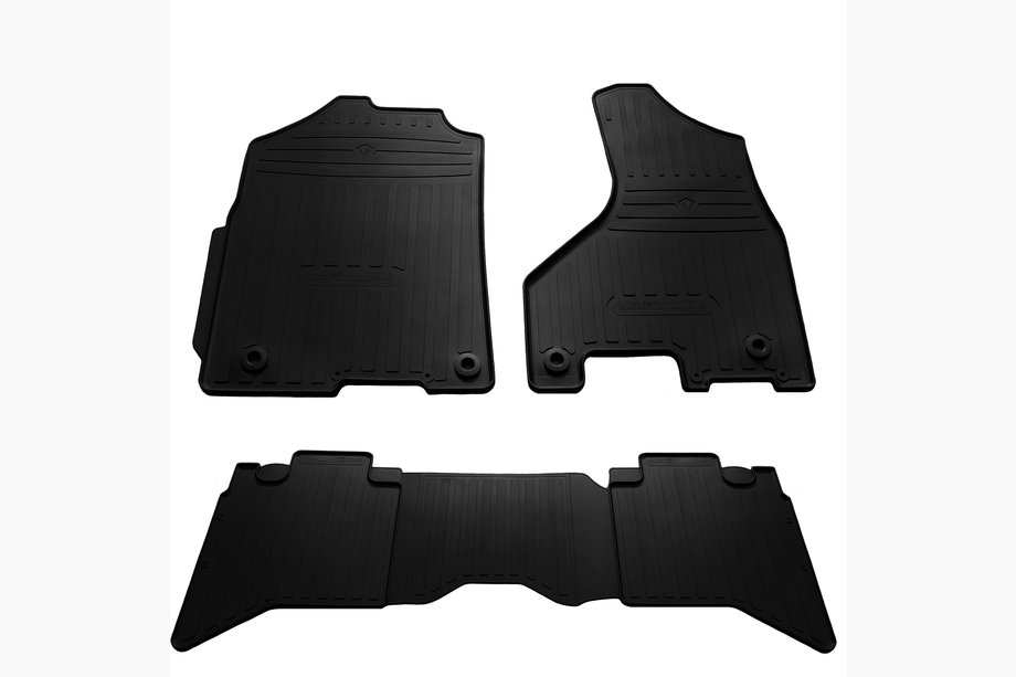 Dodge Rubberen vloermatten Stingray (2009-2018, CrewCab, 4-delig, rubber) Foto 1