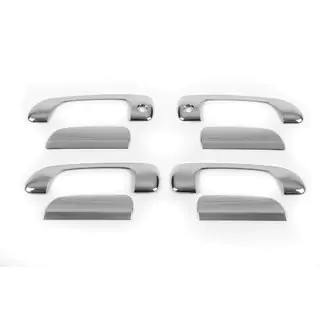 RVS deurgreep covers (8 stuks) foto 2