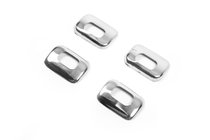 Renault Duster 2008–2017 RVS afdekkappen voor interieurknoppen (set 4 stuks) foto 3