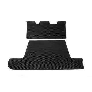Kofferbakmat 2 stuks Zwart (EVA, 7 zitplaatsen) Lexus LX470 1998–2007 foto 1