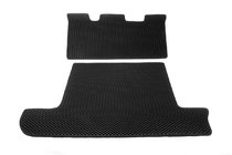 Toyota Land Cruiser 100 1998–2007 Kofferbakmat 2 stuks Zwart (EVA, 7 zitplaatsen) foto 1