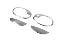 Opel Combo 2002–2012 Deurgreepcovers met omlijsting (2-deurs, RVS) foto 3