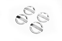 Fiat Doblo I 2001–2005 Deurgreep covers (set 4 stuks, RVS) foto 3