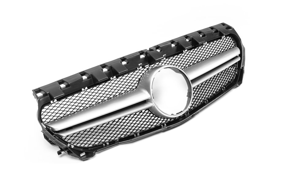 Mercedes CLA C117 2013–2019 Voorgrille (2013-2016, AMG Silver) Image