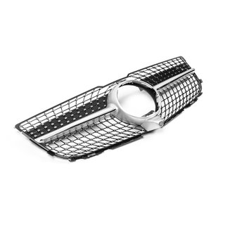 Radiateurgrille Diamond Silver (2013-2015) Mercedes GLK-klasse X204 2008–2015 foto 3