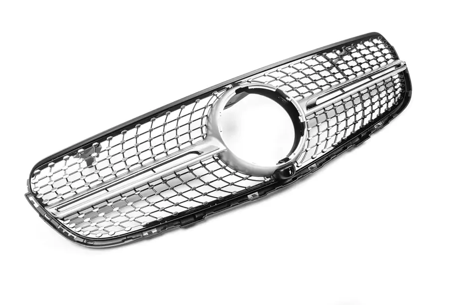 Mercedes GLC X253 2015–2022 Voorgrille Diamond Silver (2015-2019) Foto 2