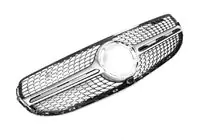 Mercedes GLC X253 2015–2022 Voorgrille Diamond Silver (voor Base 2019-2022) foto 2