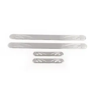 OmsaLine dorpellijsten RVS (set van 4)