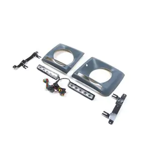 Koplampcovers met LED (5 diodes, set)