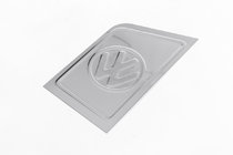 Volkswagen T5 2010–2015 Tankklep cover met Carmos-logo (RVS) foto 1