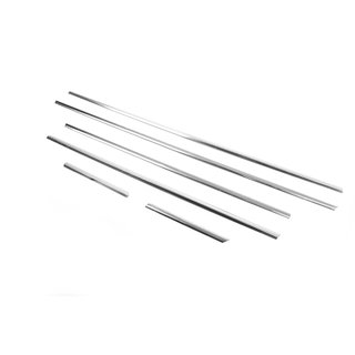 Onderste raamlijsten (6 stuks, RVS) BMW X5 E70 2007–2013 foto 2