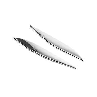 Chroom sierlijsten voor de motorkap (koplampwenkbrauwen boven de koplampen) foto 2