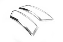 Audi A6 C6 2004–2011 Chroom koplamp sierlijsten (2 stuks) foto 1