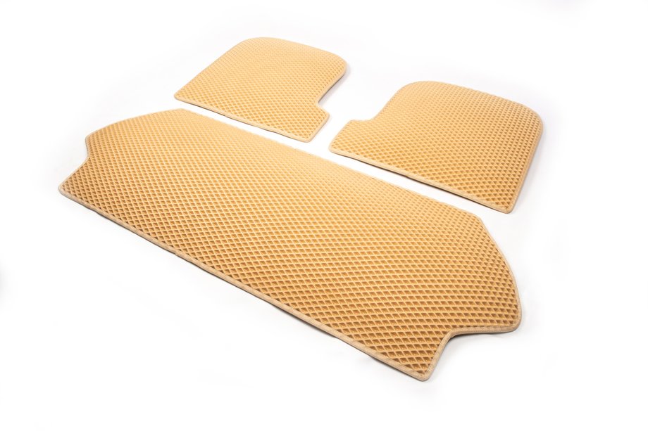 Volvo XC90 2002–2014 Kofferbakmat 3-delig (EVA, beige) Foto 1