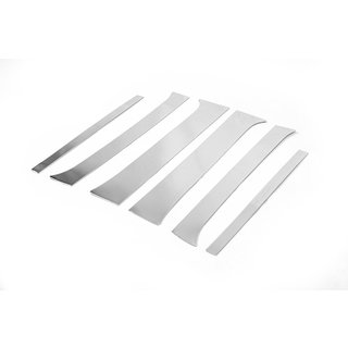 RVS deurstijl sierlijsten (6-delig) Nissan Pathfinder R51 2005–2014 foto 2