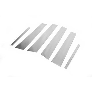 Deurstijl sierlijsten (6-delig, RVS) Mercedes E-klasse W212 2009–2016 foto 2
