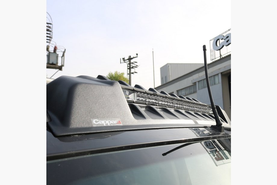 Nissan Patrol Y62 2010–2024 Voorruit zonneklep V3 (LED) Foto 4