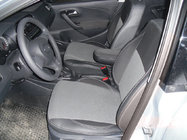 Volkswagen Polo 2010–2017 Autostoelhoezen SoyuzAuto Premium van kunstleer foto 1