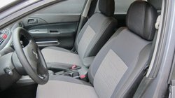 Mitsubishi Lancer 9 2004–2008 Autostoelhoezen (kunstleer↗stof, Premium) foto 1