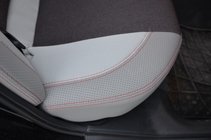 Mitsubishi Lancer 9 2004–2008 Autostoelhoezen (kunstleer↗stof, Premium) foto 3