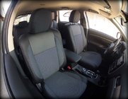 Mitsubishi Outlander 2012–2021 Autostoelhoezen SoyuzAuto Premium van kunstleer foto 4