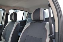 Renault Sandero 2007–2013 Autostoelhoezen SoyuzAuto Premium van kunstleer foto 4