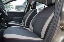 Renault Sandero 2007–2013 Autostoelhoezen SoyuzAuto Premium van kunstleer foto 1