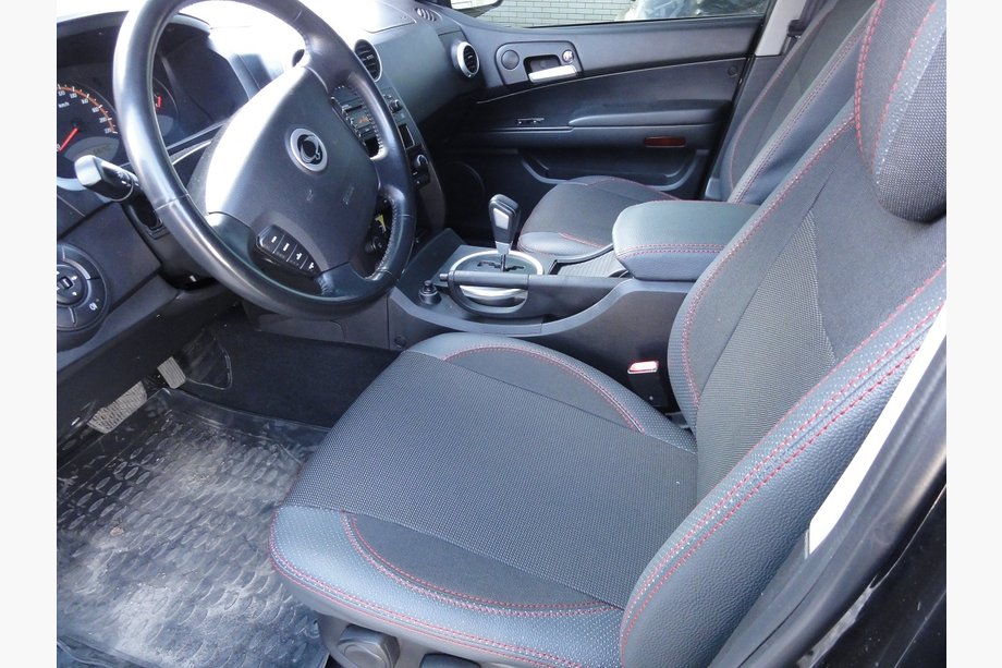 SsangYong Kyron 2005–2014 Autostoelhoezen SoyuzAuto Premium van kunstleer Image