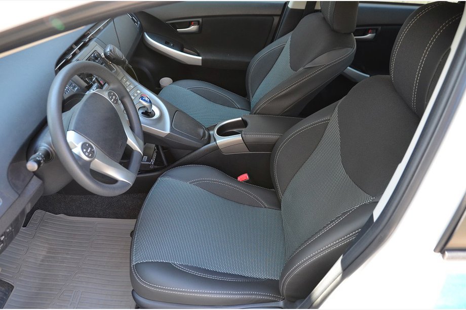 Toyota Prius 2009–2015 Autostoelhoezen SoyuzAuto Premium van kunstleer Image