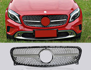 Mercedes GLA X156 2014–2019 Voorgrille Diamond Silver (2014-2016) foto 6