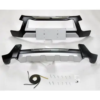 Voor- en achterbumperlip (2-delige set) Isuzu MU-X 2013– foto 1
