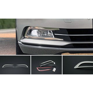 RVS sierlijsten voor mistlampen 2015-2018 (set 2 stuks)