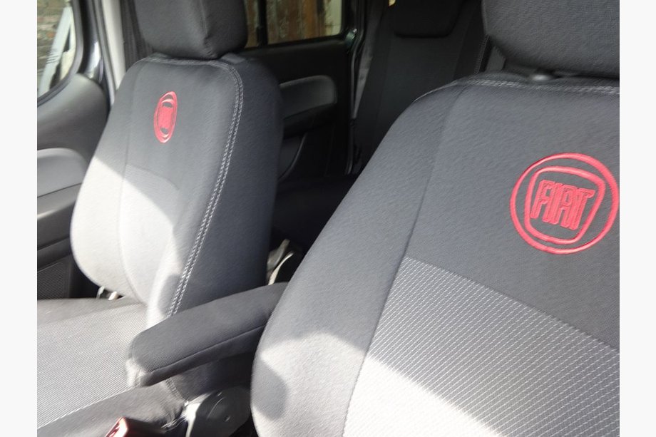 Fiat Doblo I 2005–2010 Autostoelhoezen (stoffen, Classik) Alleen voorzijde Image