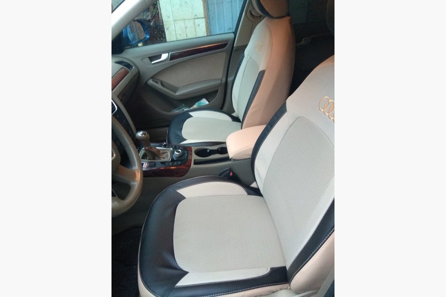 Audi A4 B8 2007–2015 Autostoelhoezen (kunstleer↗stof, Premium) Image