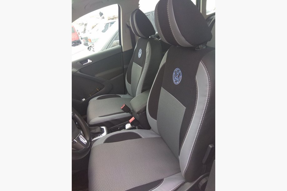 Volkswagen Tiguan 2007–2016 Autostoelhoezen (kunstleer↗stof, Premium) Foto 1