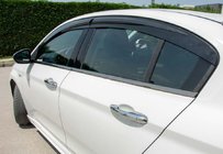 Fiat Tipo 2016– Onderste raamlijsten donker chroom (RVS) Sedan/Hatchback (4-delig) foto 1