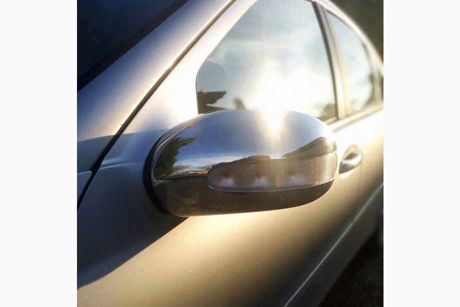 Mercedes C-Klasse W203 2000–2007 Spiegelkappen (2 st., kunststof) Image