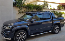 Volkswagen Amarok 2010–2022 Sidebars (set van 2, RVS) 60 mm foto 1
