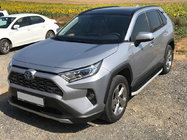 Toyota Rav 4 2019–2025 Side steps Tayga Grey (set van 2, aluminium) foto 1