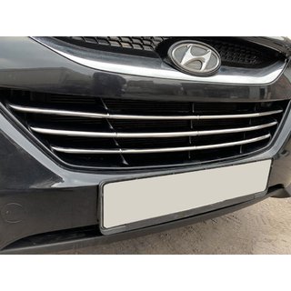 Sierstrips voor radiateurgrille (3 stuks, RVS)