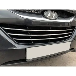 Sierstrips voor radiateurgrille (3 stuks, RVS)