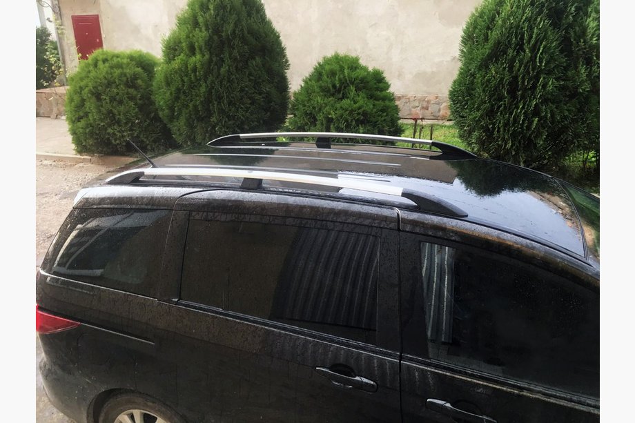 Mazda 5 2010–2018 Aluminium dakrails (chroom) Foto 1