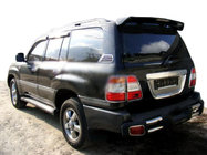Toyota Land Cruiser 100 1998–2007 Achterste chroom sierlijst rond kenteken (kunststof) foto 1