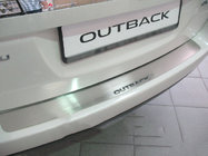 Subaru Outback 2009–2014 Achterbumperbeschermer Natanika (RVS) foto 1