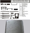 Mercedes C-klasse W202 1993–2001 ACTIE! Dashboardpanelen aluminiumlook (1993-1995) foto 1