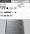 Volkswagen T5 Multivan 2003–2010 Aanbieding! Dashboard sierlijsten in aluminiumlook foto 1